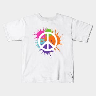 Peace sign Kids T-Shirt